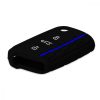 Husa Cheie Auto pentru VW - 3 Butoane, Silicon, Negru, 46967.04