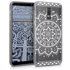   Husa pentru Samsung Galaxy J8, Silicon, Transparent, 47354.01