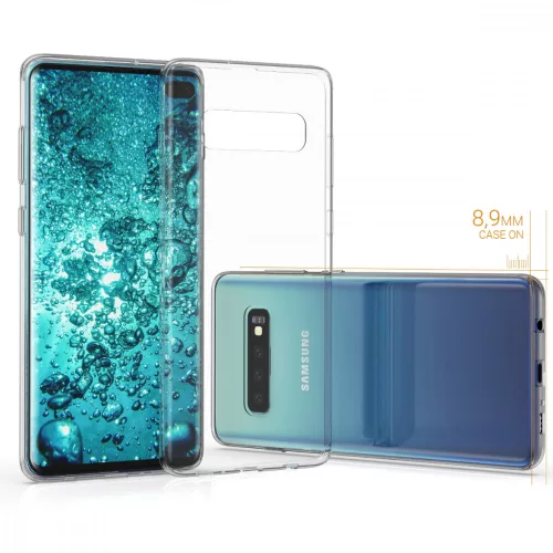 Husa pentru Samsung Galaxy S10 Plus, Silicon, Transparent, 47454.03