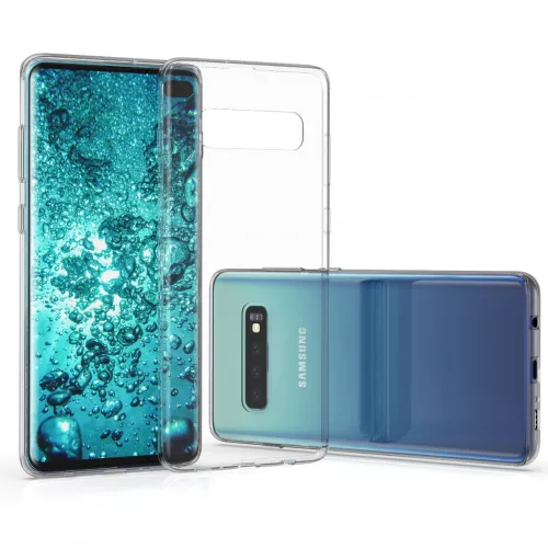 Husa pentru Samsung Galaxy S10 Plus, Silicon, Transparent, 47454.03