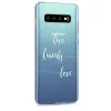 Husa pentru Samsung Galaxy S10, Silicon, Transparent, 47448.02