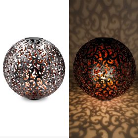   Lampa solara de exterior Navaris, Iluminare LED, 30 cm, Pornire/oprire automata, 47537.01