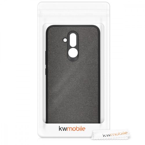 Husa pentru Huawei Mate 20 Lite, Textil, Negru, 48006.02