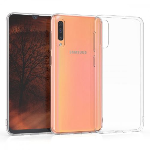 Husa pentru Samsung Galaxy A50, Silicon, Transparent, 48053.03