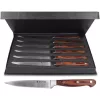 Set 6 cutite pentru friptura cu maner din lemn Navaris, 48114.01.06