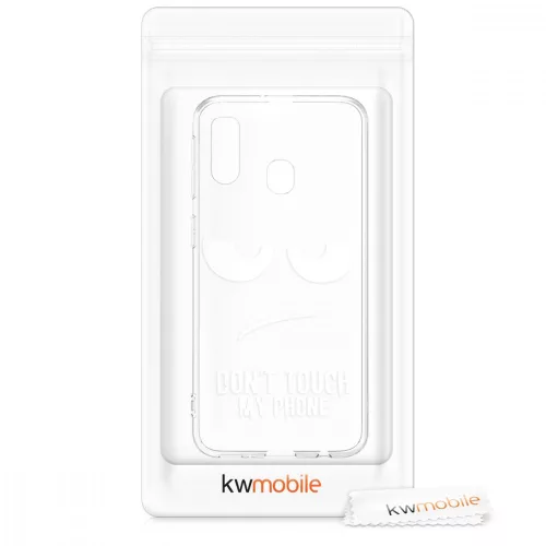 Husa pentru Samsung Galaxy A40, Silicon, Transparent, 48542.02