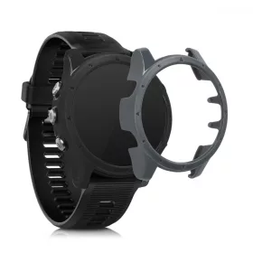   Set 2 Huse pentru Garmin Forerunner 935/Forerunner 945, Kwmobile, Negru/Gri, Plastic, 48987.01