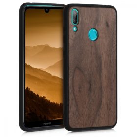   Husa pentru Huawei Y7 (2019) / Y7 Prime (2019), Lemn, Maro, 49160.18