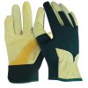 Manusi de gradinarit din piele intoarsa Navaris, Marime L, Tesatura Spandex, 49174.03
