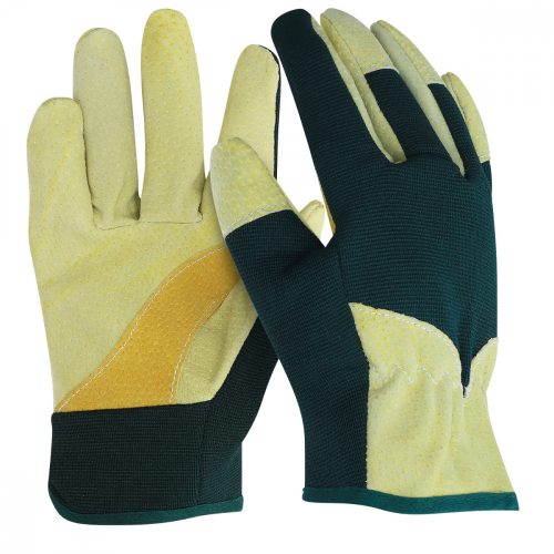 Manusi de gradinarit din piele intoarsa Navaris, Marime L, Tesatura Spandex, 49174.03