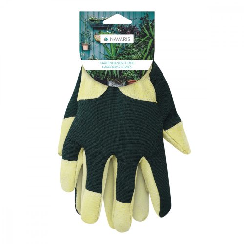 Manusi de gradinarit din piele intoarsa Navaris, Marime XL, Tesatura Spandex, 49174.04