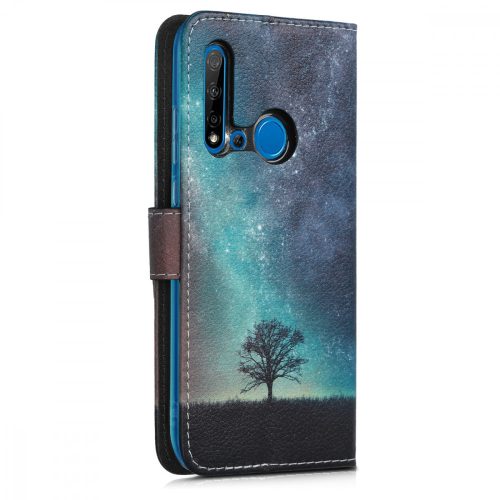 Husa pentru Huawei P20 Lite (2019), Piele ecologica, Multicolor, 49456.03