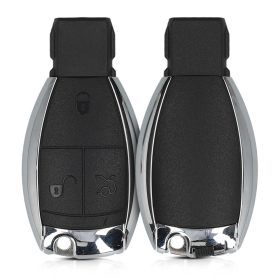   Carcasa Cheie pentru Mercedes Benz - 3 Butoane, Plastic, Silver, 49604.01