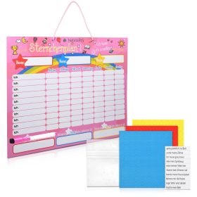   Tabla de recompense/ sarcini copii, 250 magneti, 40 x 32 cm, limba Germana, 48146.04