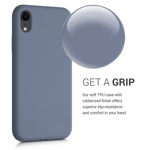 Husa pentru Apple iPhone XR, Silicon, Albastru, 49983.12