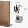 Suport magnetic pentru cutite pe doua fete din lemn de salcam, 22.5 x 22 cm, 50416.025.02