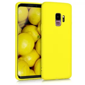 Husa pentru Samsung Galaxy S9, Silicon, Galben, 44089.165