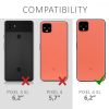 Set 3 folii de protectie pentru Google Pixel 4 XL, Kwmobile, Fata, Transparent, 50885.1