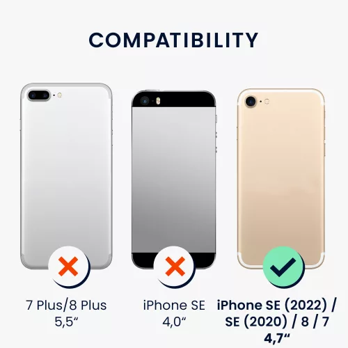 Husa pentru Apple iPhone 8 / iPhone 7 / iPhone SE 2, Silicon, Albastru, 40225.177
