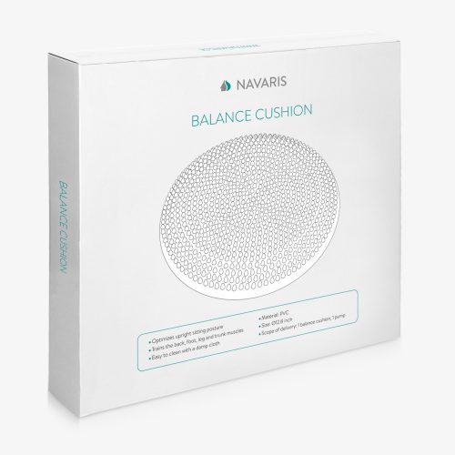 Perna gonflabila pentru gimnastica/ scaun cu pompa, 33 cm, 49286.04