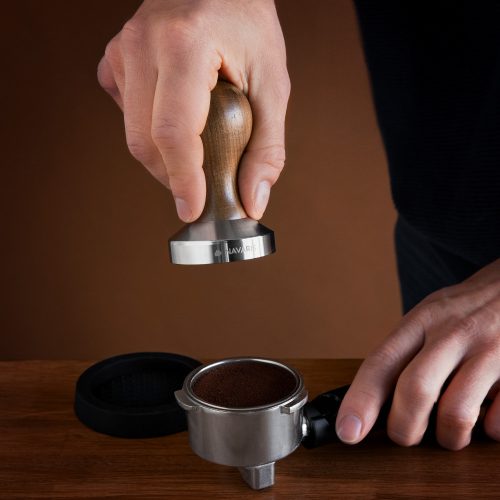 Tamper cafea cu maner de nuc, 51 mm, 51802.01.29