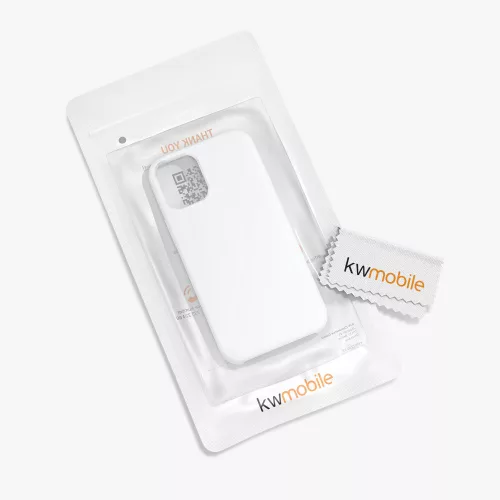 Husa pentru Apple iPhone 12 Mini, Silicon, Alb, 52640.02