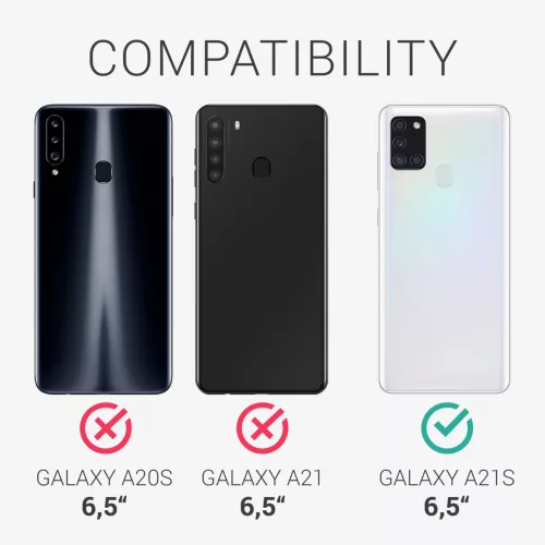 Husa pentru Samsung Galaxy A21s, Silicon, Galben, 52494.195