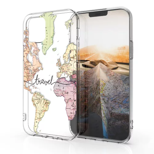 Husa pentru Apple iPhone 12 Pro Max, Silicon, Multicolor, 53041.02