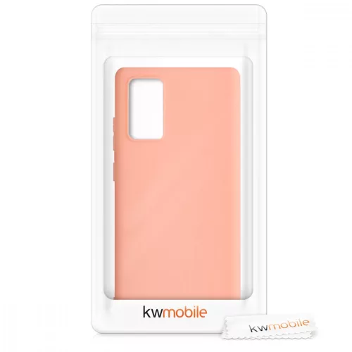 Husa pentru Samsung Galaxy Note 20, Silicon, Roz, 52837.56
