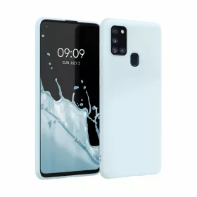   Husa pentru Samsung Galaxy A21s, Silicon, Albastru, 52494.177