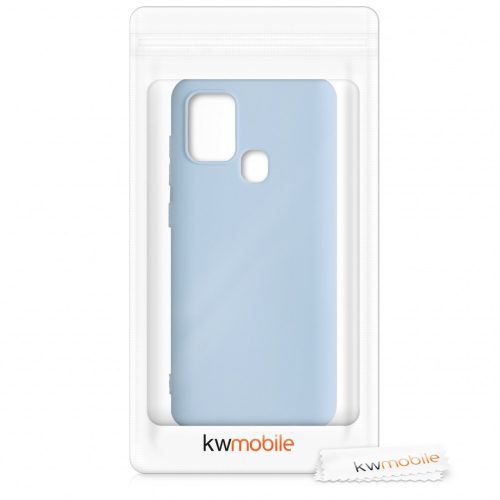 Husa pentru Samsung Galaxy A21s, Silicon, Albastru, 52494.177