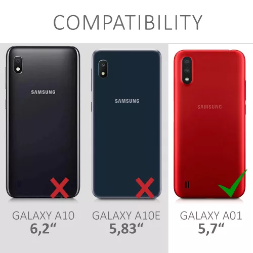 Husa pentru Samsung Galaxy A01, Silicon, Verde, 51372.50