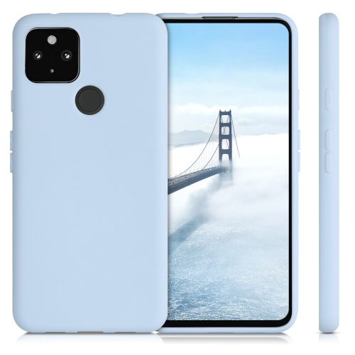 Husa pentru Google Pixel 4a 5G, Silicon, Albastru, 51727.58