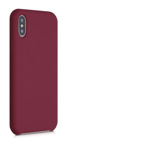 Husa pentru Apple iPhone X / iPhone XS, Silicon, Rosu, 42495.209