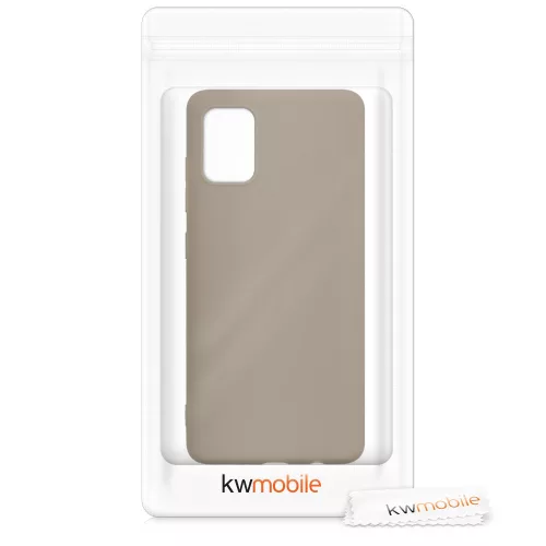 Husa pentru Samsung Galaxy A51, Silicon, Gri, 51196.125
