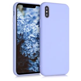   Husa pentru Apple iPhone X / iPhone XS, Silicon, Mov, 42492.139