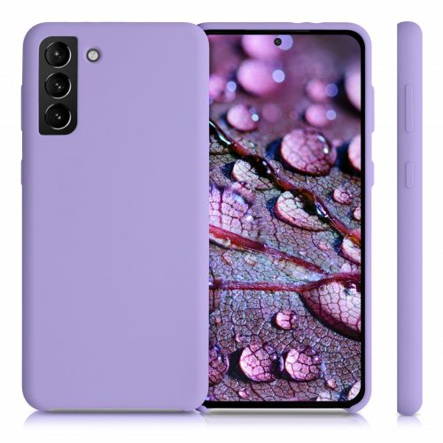 Husa pentru Samsung Galaxy S21 Plus, Silicon, Mov, 54066.108