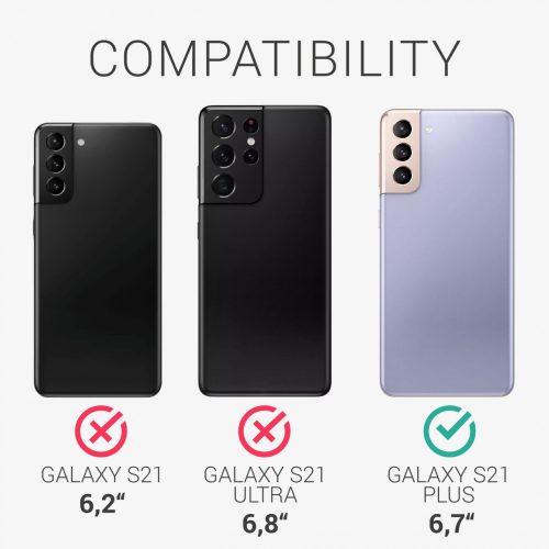 Husa pentru Samsung Galaxy S21 Plus, Silicon, Mov, 54066.108