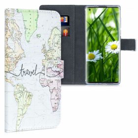   Husa pentru Motorola Edge, Piele ecologica, Multicolor, 52760.03