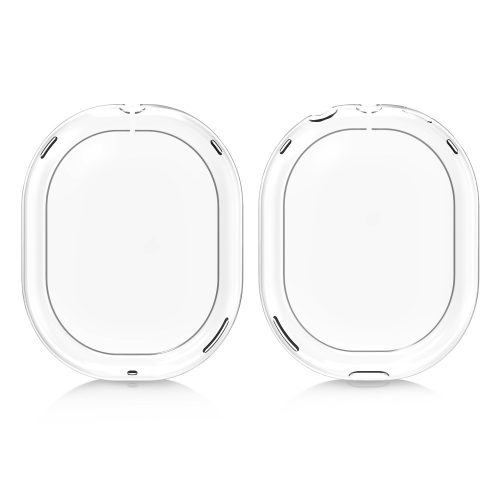 Husa pentru casti Apple AirPods Max, Kwmobile, Transparent, Silicon, 54208.03