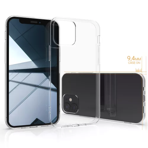 Husa pentru Apple iPhone 12 Mini, Silicon, Transparent, 54408.03