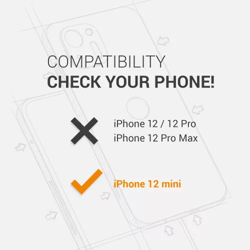 Husa pentru Apple iPhone 12 Mini, Silicon, Transparent, 54408.03