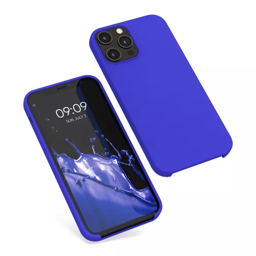 Husa pentru Apple iPhone 12 Pro Max, Silicon, Albastru, 52644.134