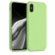 Husa pentru Apple iPhone X / iPhone XS, Silicon, Verde, 49982.214