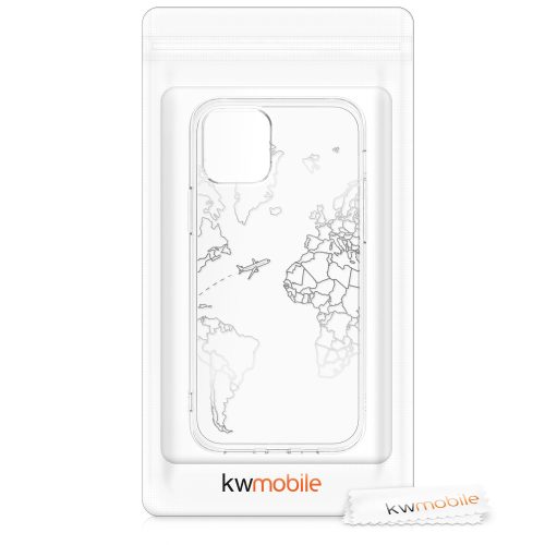 Husa pentru Apple iPhone 12 / iPhone 12 Pro, Silicon, Silver, 53035.12