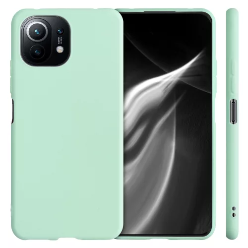 Husa pentru Xiaomi Mi 11 Lite 5G, Silicon, Verde, 54726.50