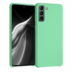   Husa pentru Samsung Galaxy S21 Plus, Silicon, Verde, 54066.147