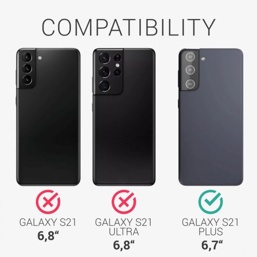 Husa pentru Samsung Galaxy S21 Plus, Silicon, Verde, 54066.147