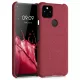 Husa pentru Google Pixel 5a, Textil, Rosu, 54994.76