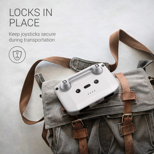 Protectie joystick pentru drona DJI Mavic Mini 2/DJI Mavic Air 2, Kwmobile, Gri, ABS, 55046.22